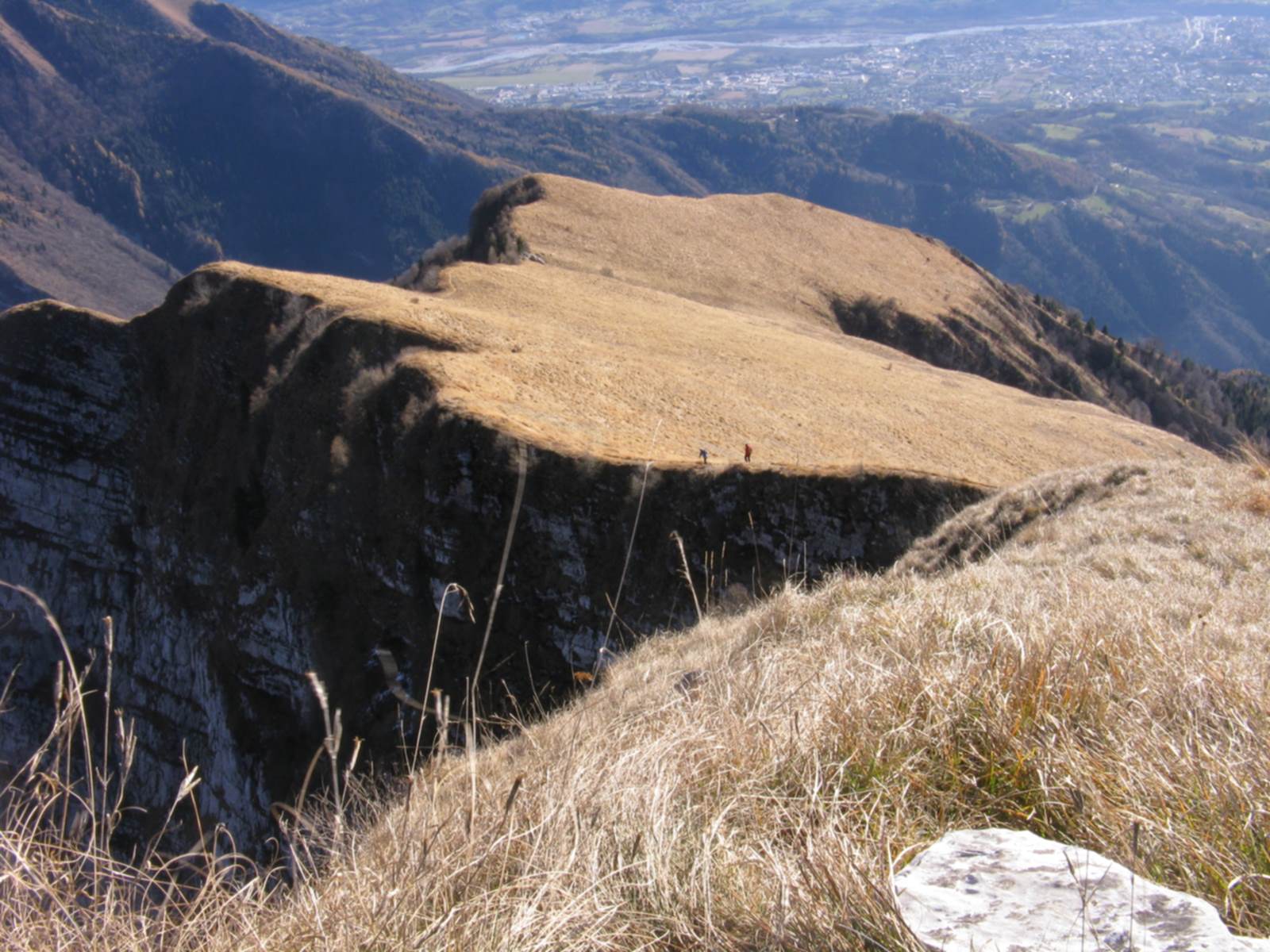 Monte Terne: bel Panorama sul gruppo della Schiara